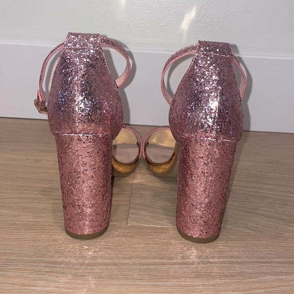 Pink Strappy Heels - Picture 2 of 4